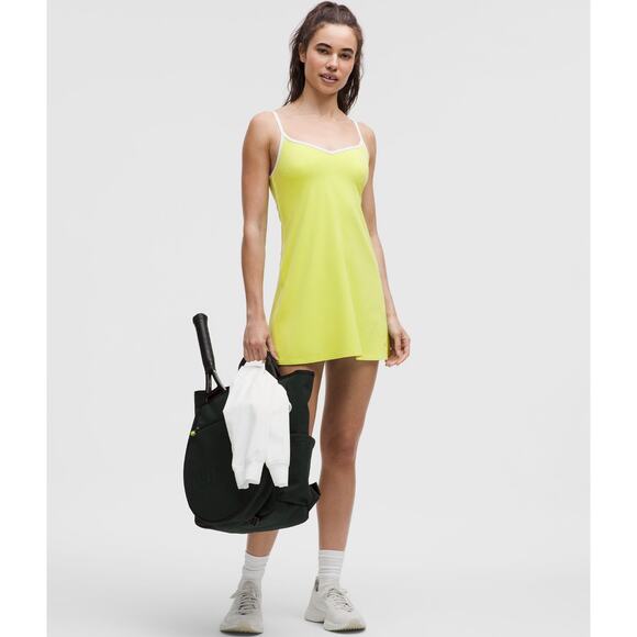 NWT Lululemon Sweetheart Mini Dress Sour Grape/White Size S - Picture 1 of 8